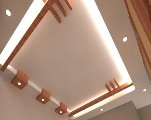 PVC Ceiling Works For Building